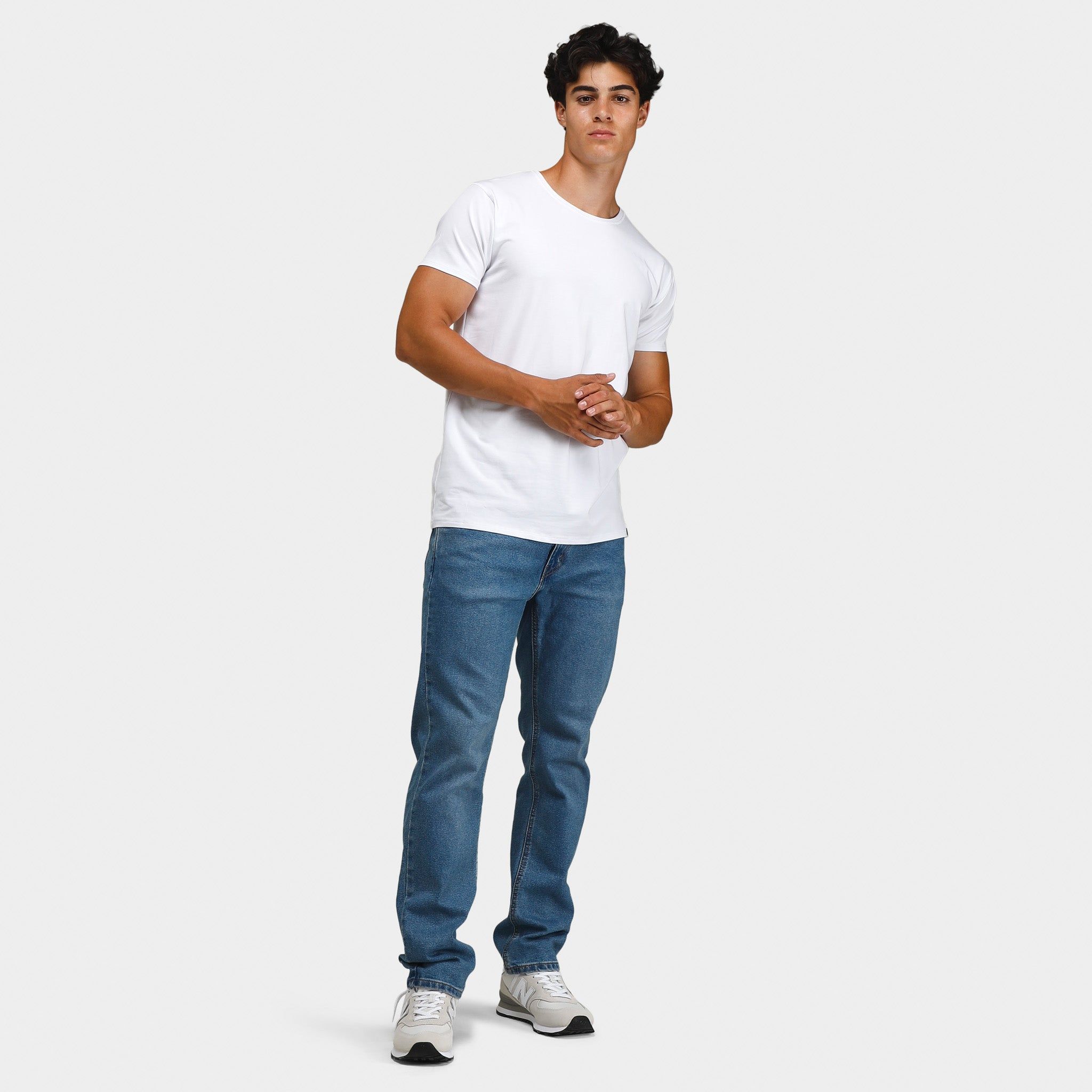 SikSilk Lounge T-shirt (2 Pack) White / Grey sold by JD Sports product image thumbnail 5