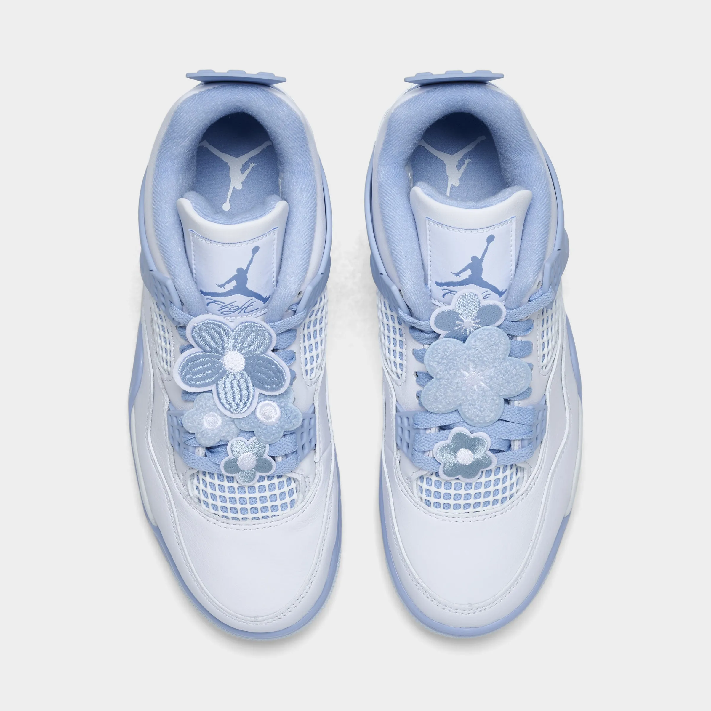 Jordan Women's 4 Retro White / Aluminum - Blue Tint sold by JD Sports product image thumbnail 5