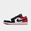 Jordan 1 Low White / Black - Varsity Red sold by JD Sports