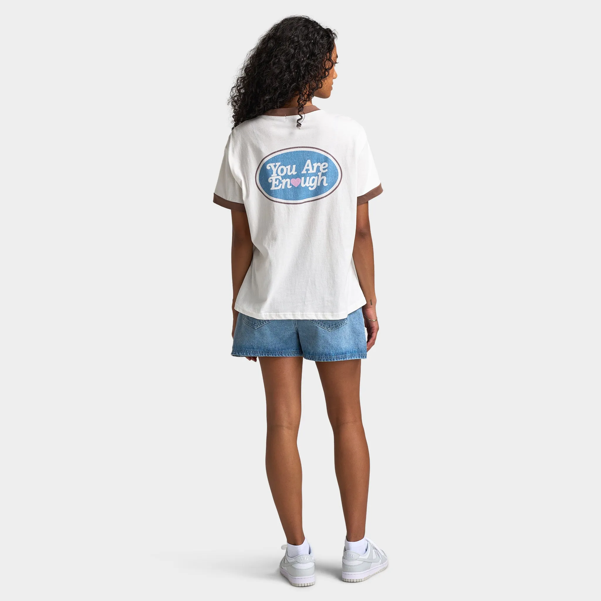Mayfair Women's You Are Enough Fitted tee / White sold by JD Sports product image thumbnail 5