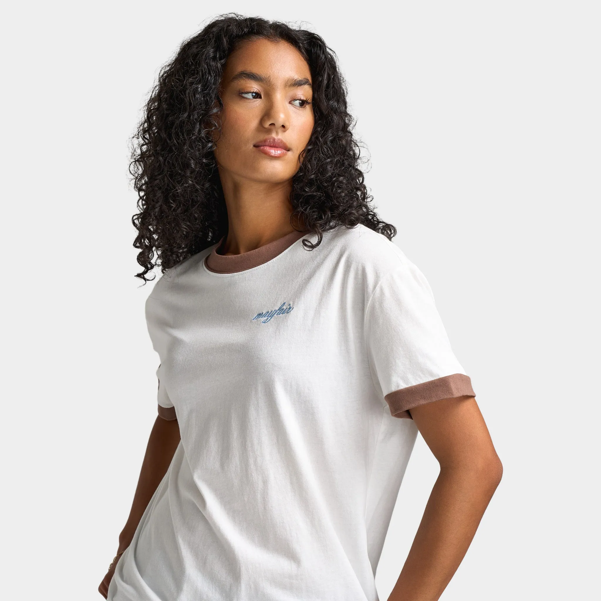 Mayfair Women's You Are Enough Fitted tee / White sold by JD Sports product image thumbnail 3