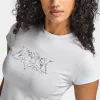 Hoodrich Women's Capped Fitted Tee Dawn Blue / Grey - Silver sold by JD Sports