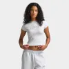 Hoodrich Women's Capped Fitted Tee Dawn Blue / Grey - Silver sold by JD Sports
