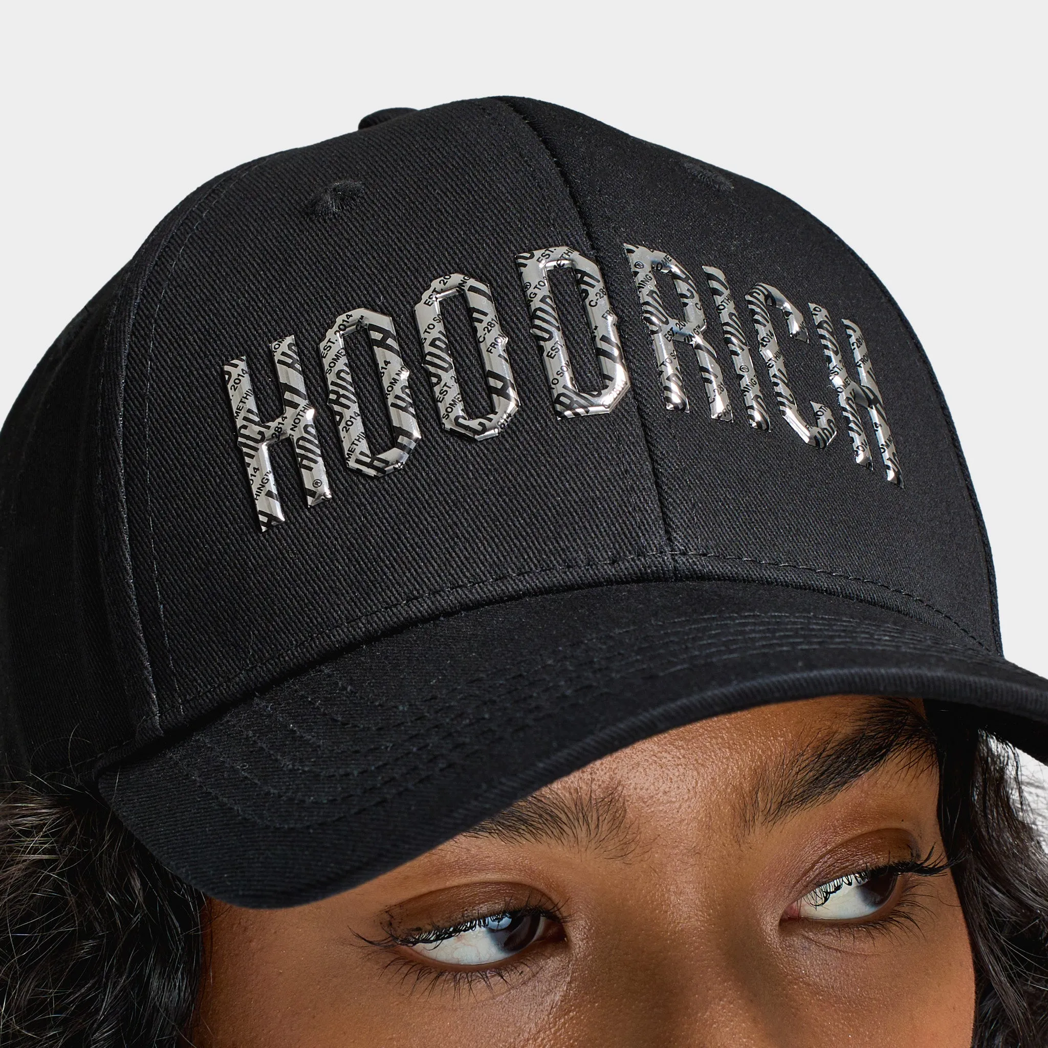 Hoodrich Icarus 6 Panel Cap Black / Silver sold by JD Sports product image thumbnail 3