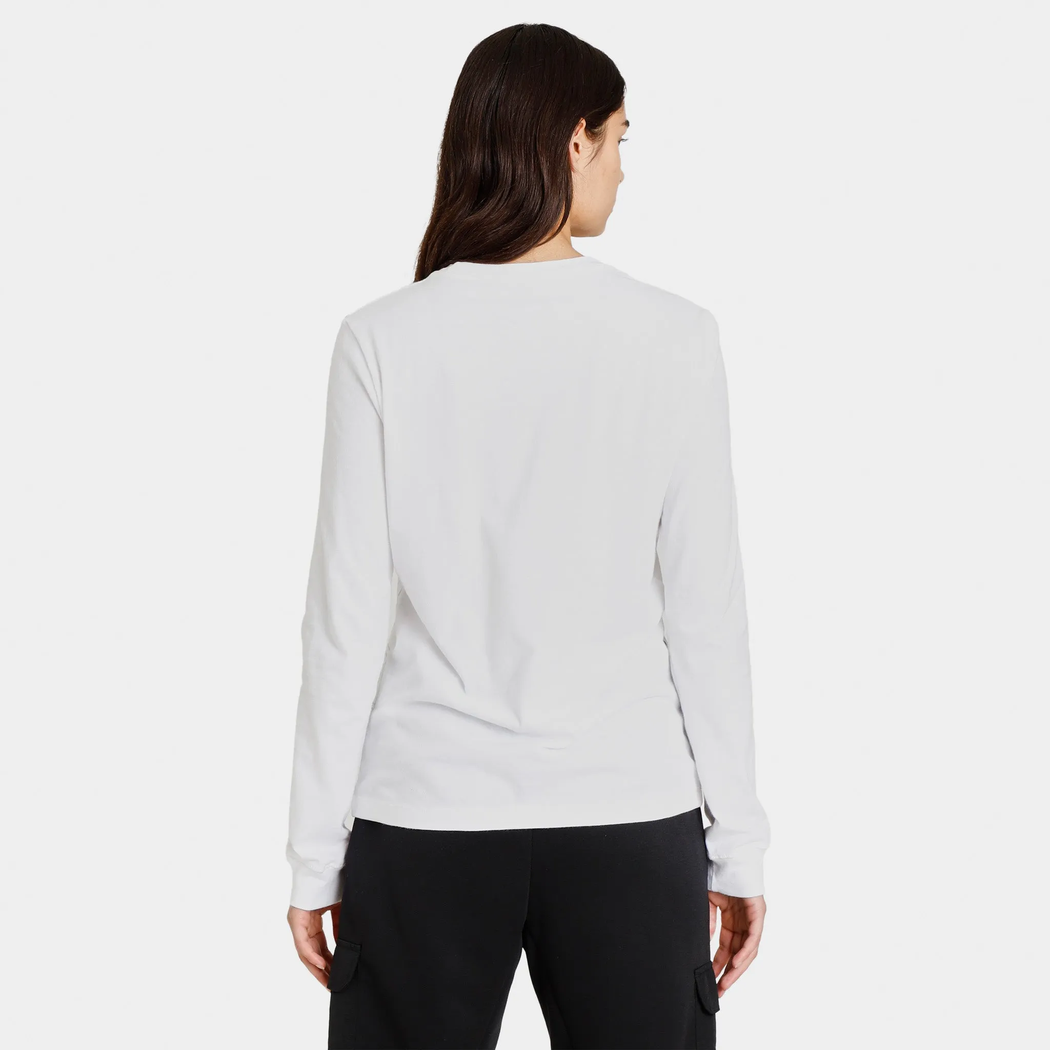 The North Face Women’s Graphic Injection Long Sleeve T-shirt TNF White / Tin Grey sold by JD Sports product image thumbnail 2