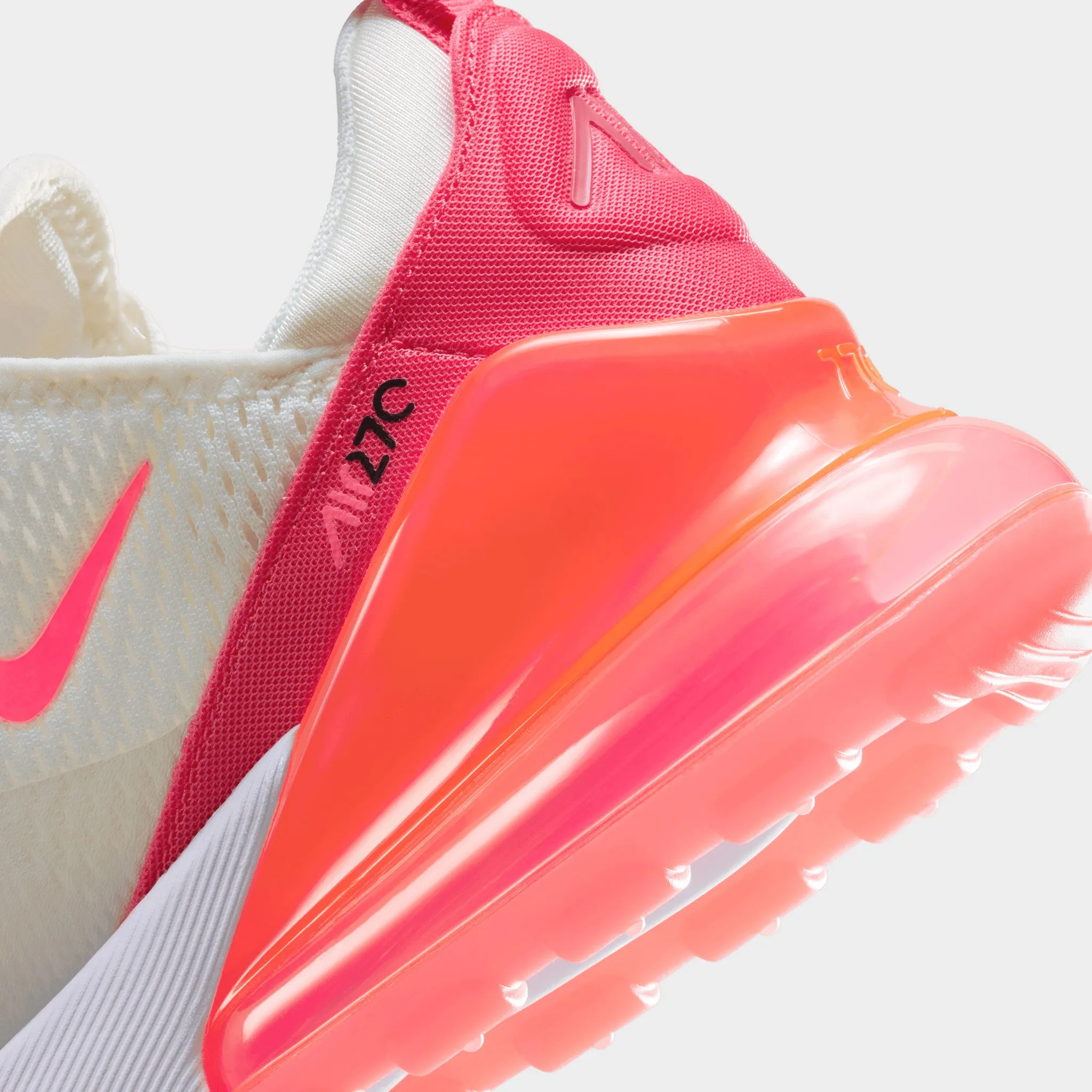 Nike Women's Air Max 270 Sail / Hot Punch - Aster Pink sold by JD Sports product image thumbnail 3