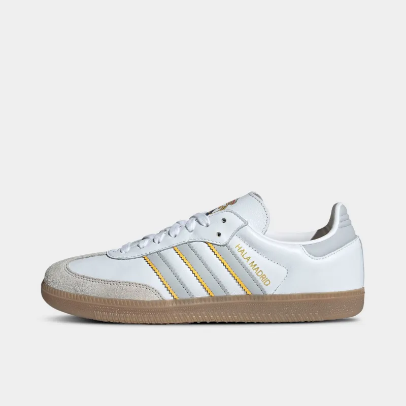 adidas RMFC Samba White / Grey sold by JD Sports