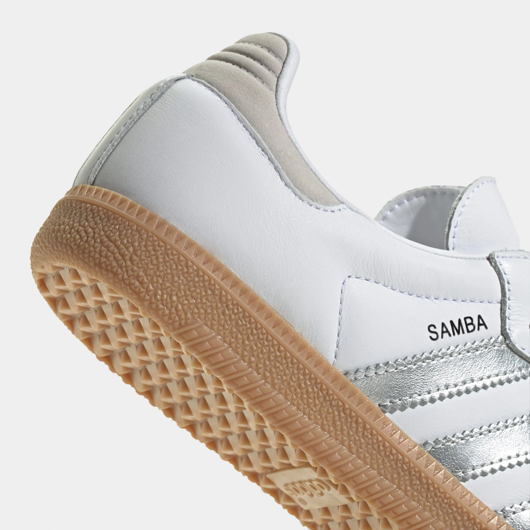 adidas Women's Samba OG White / Silver Metallic - Grey sold by JD Sports product image thumbnail 3