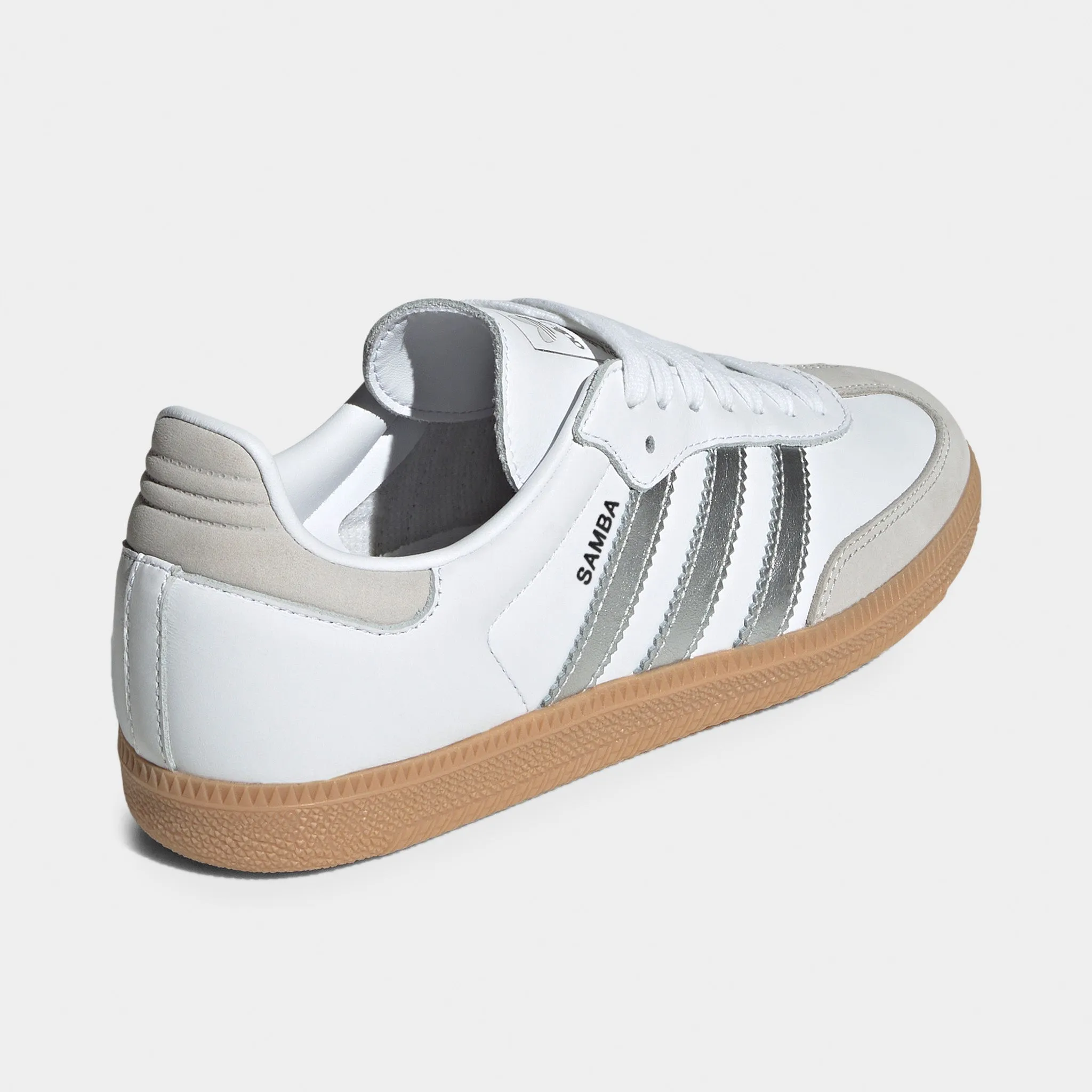 adidas Women's Samba OG White / Silver Metallic - Grey sold by JD Sports product image thumbnail 4