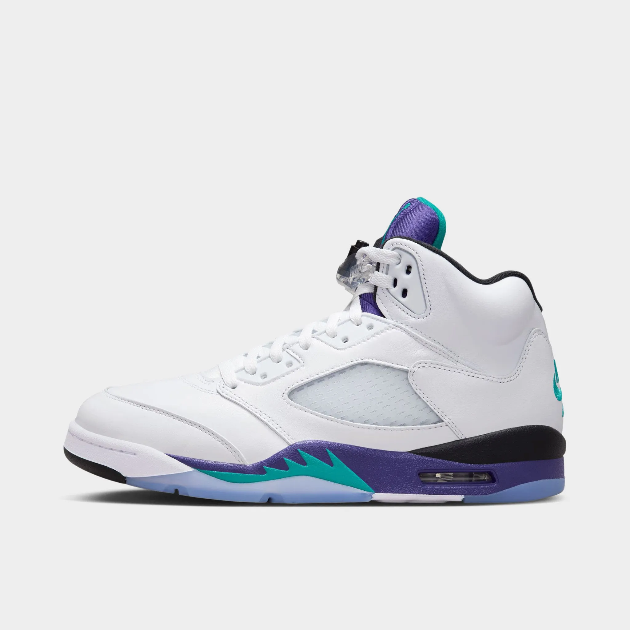 Jordan 5 Retro OG White / New Emerald - Grape Ice sold by JD Sports