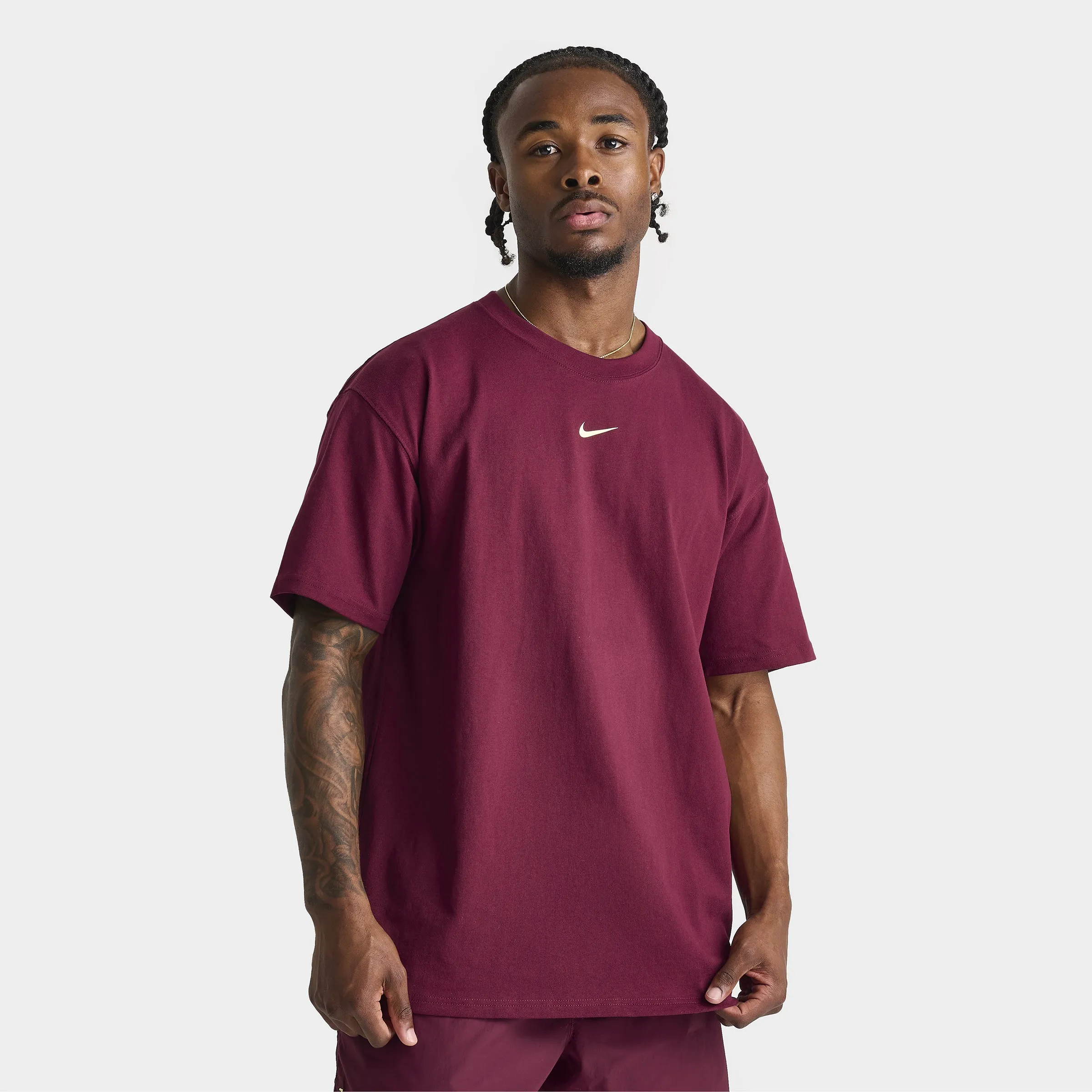 Nike NOCTA CS T-Shirt Dark Beetroot / Citron Tint sold by JD Sports