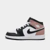 Jordan 1 Mid GS White / Black - Rust Pink sold by JD Sports
