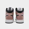 Jordan 1 Mid GS White / Black - Rust Pink sold by JD Sports