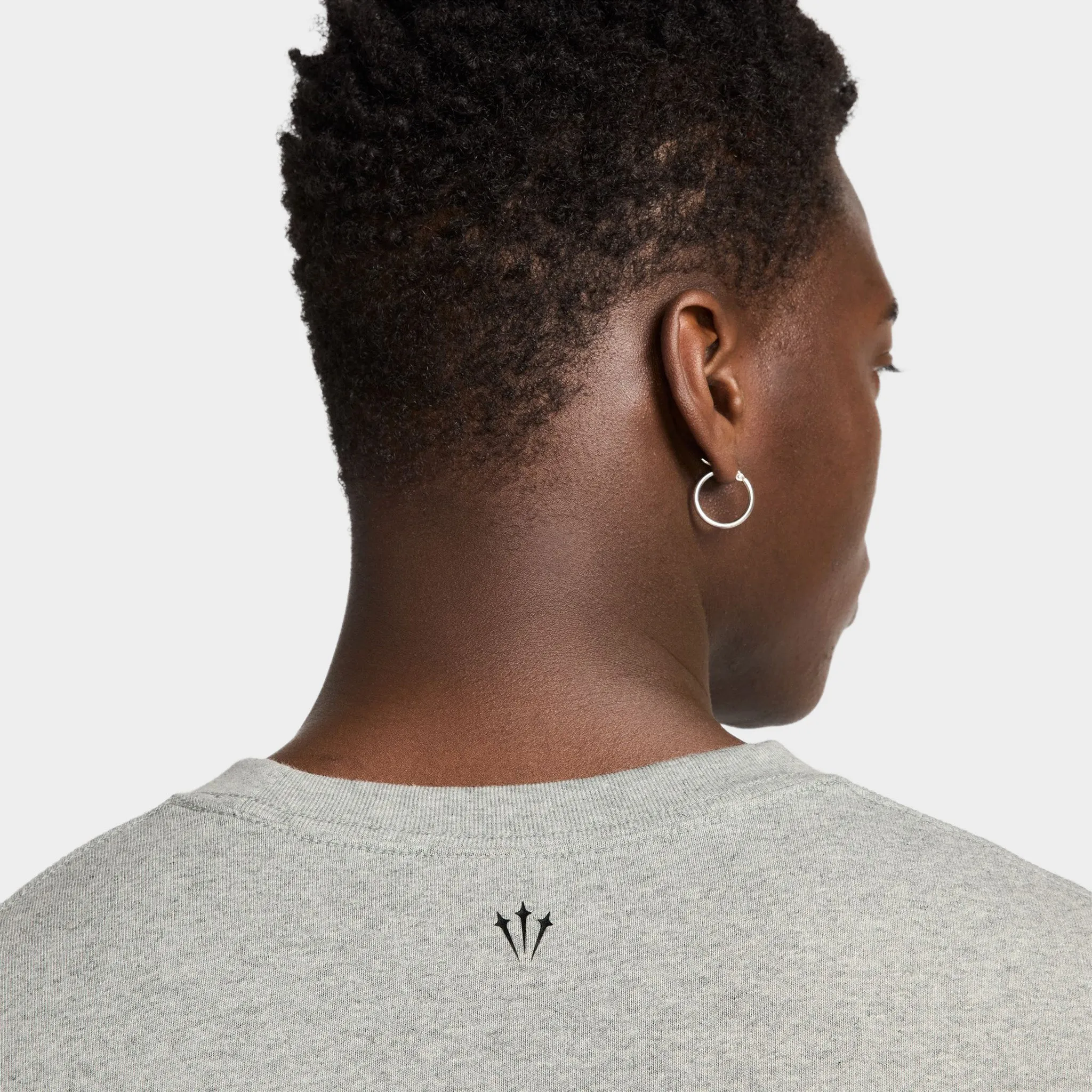 Nike NOCTA NRG CS T-Shirt Dark Grey Heather / Black sold by JD Sports product image thumbnail 4