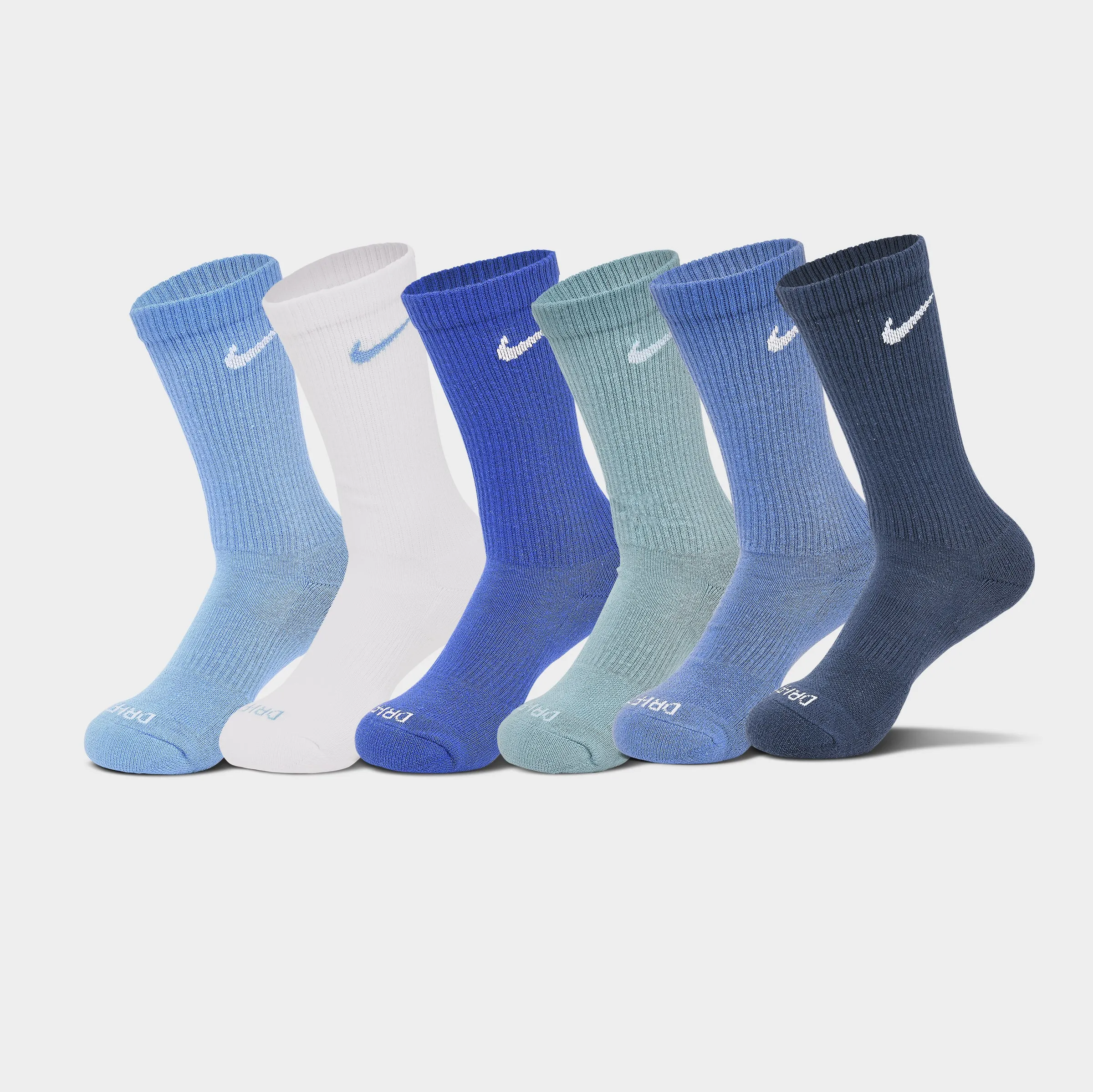 Nike Everyday Plus Cushioned Training Crew Socks (6 Pack) / Multi-color sold by JD Sports