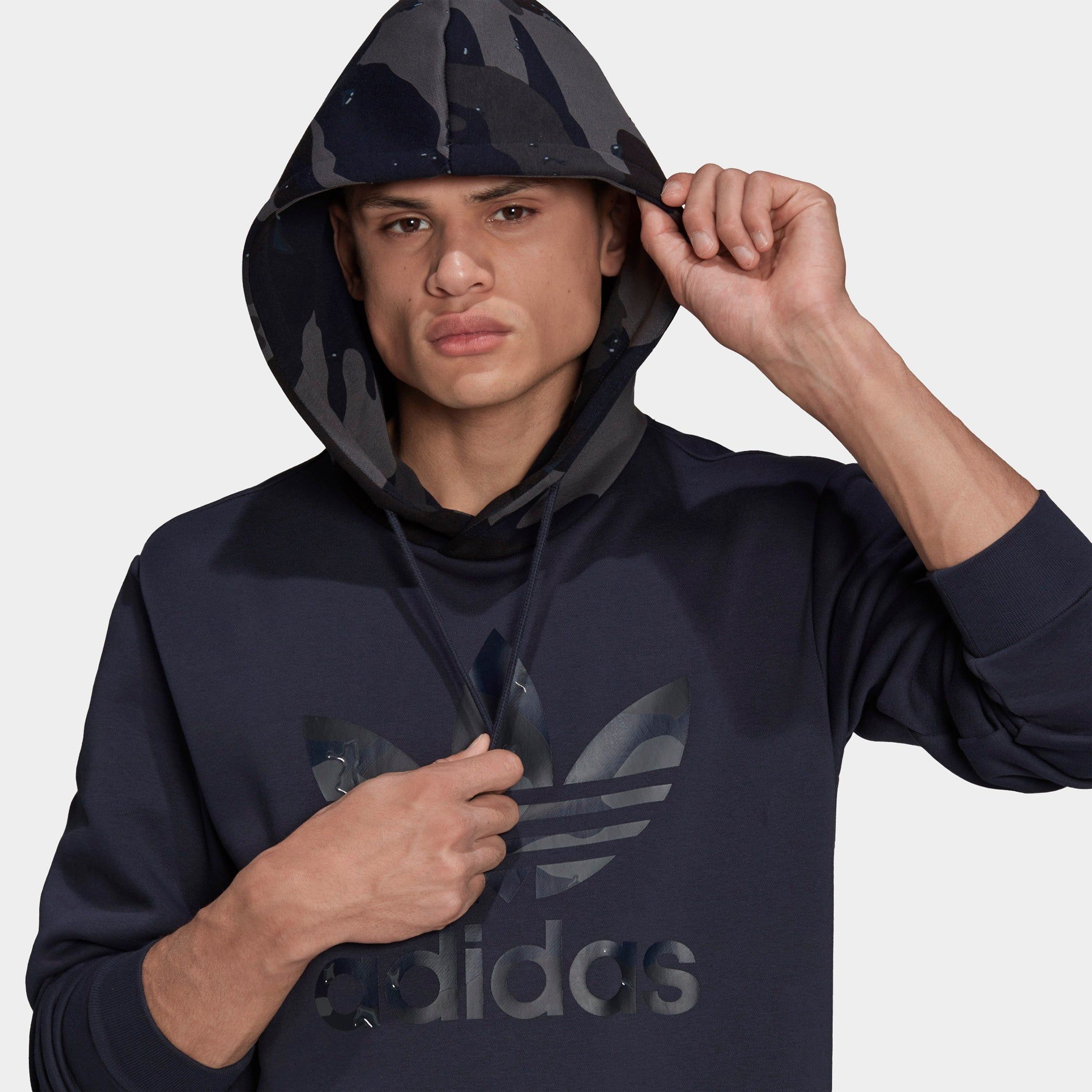 adidas Camo Pullover Hoodie / Night Navy sold by JD Sports product image thumbnail 3