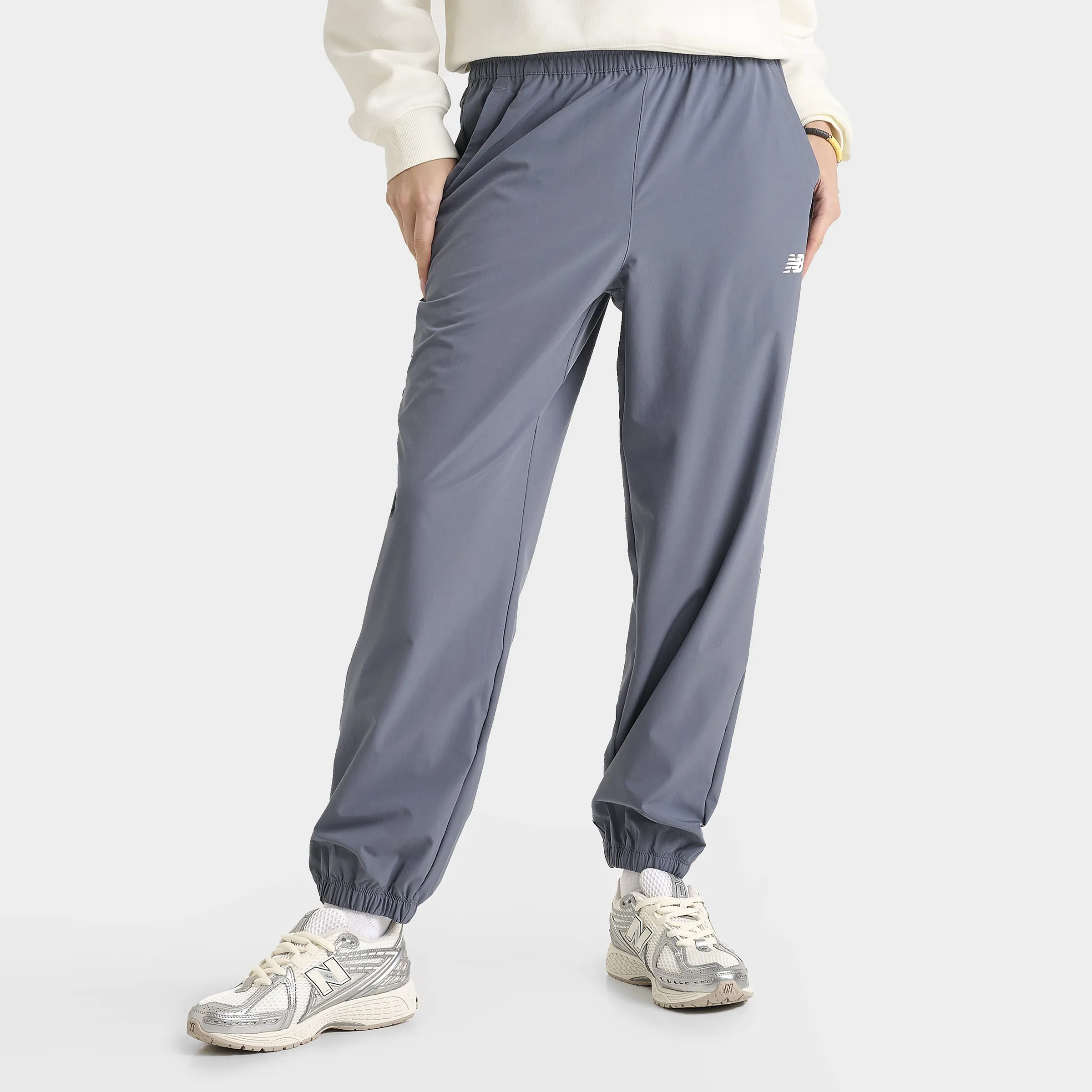 New Balance Women's Linear Woven Pant / Dark Arctic sold by JD Sports product image thumbnail 3