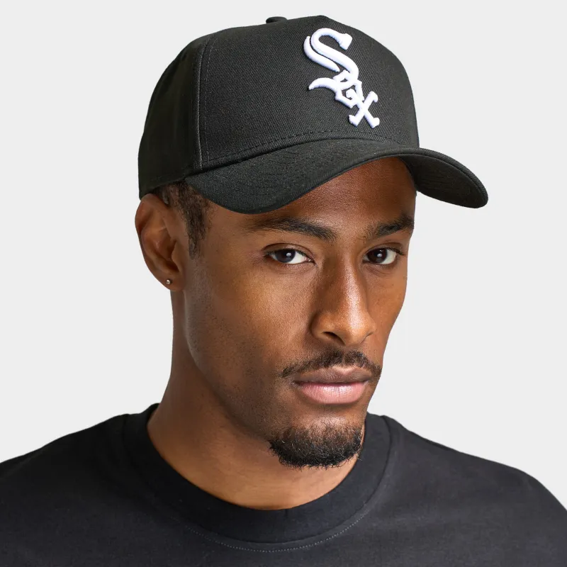New Era Chicago White Sox 9FORTY A-Frame Snapback Black/White sold by JD Sports