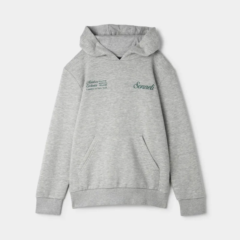 Sonneti Juniors' Club Hoodie / Light Heather Grey sold by JD Sports