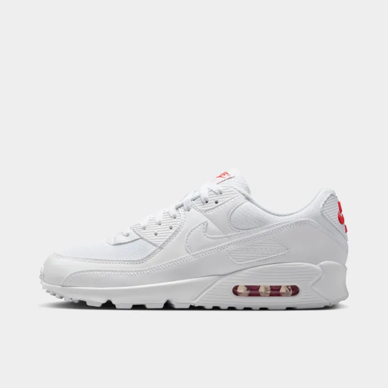 Nike Air Max 90 White / White Crimson sold by JD Sports