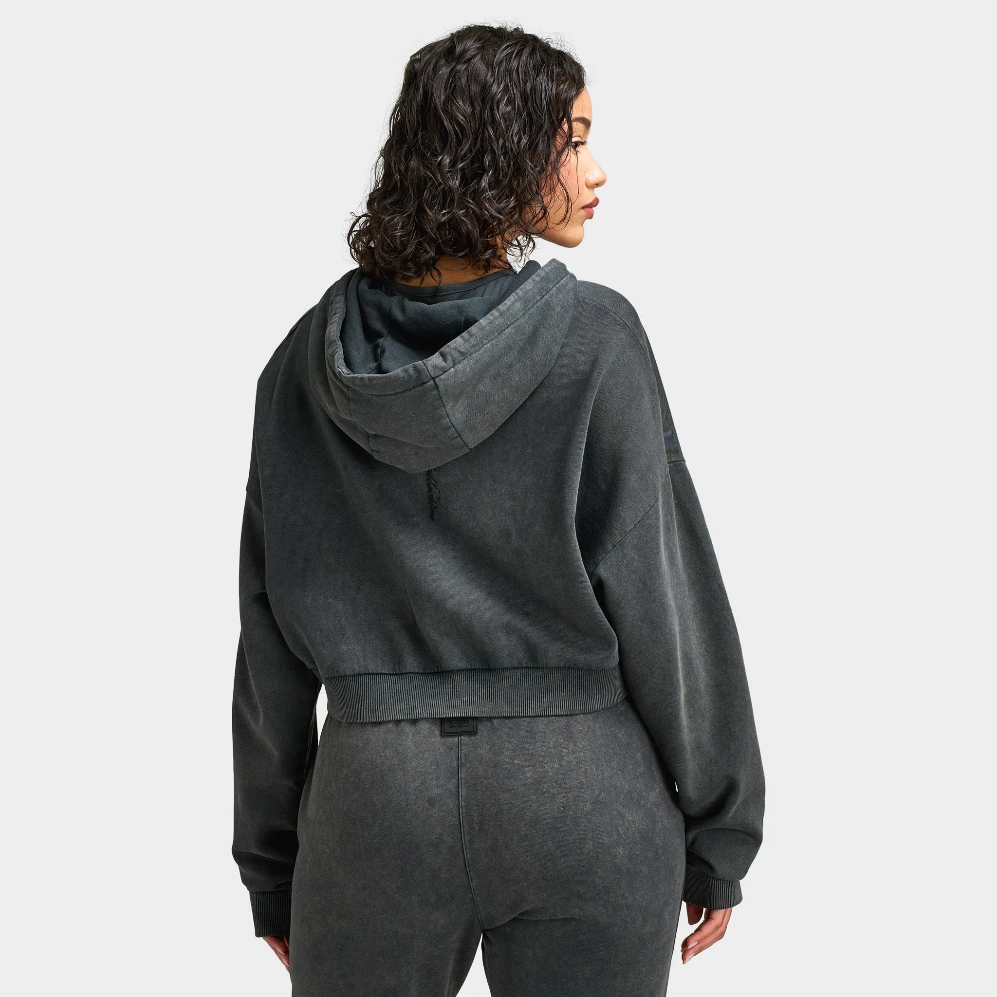 Supply & Demand Women's Monair Boxy Full Zip Hoodie / Grey W sold by JD Sports product image thumbnail 2