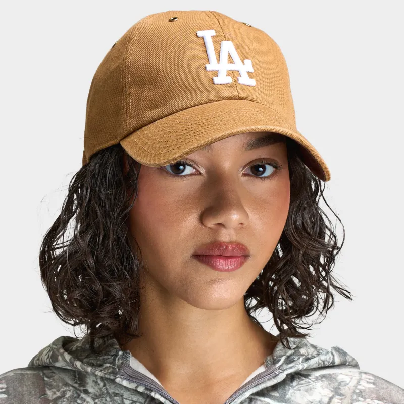 47 Brand x Carhartt Los Angeles Dodgers Clean Up Cap / Brown sold by JD Sports