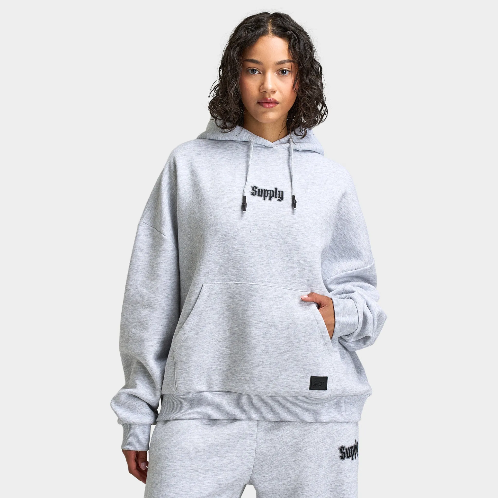 Supply & Demand Women's Wings Pullover Hoodie / Light Grey sold by JD Sports