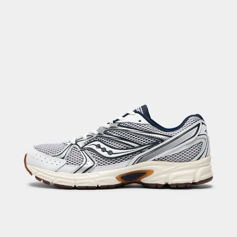 Saucony Ride Millennium White / Navy sold by JD Sports