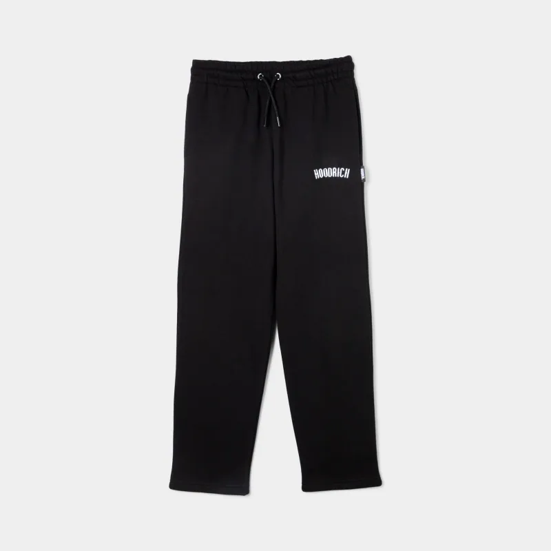 Hoodrich Juniors' Chromatic Open Hem Joggers Black / Chrome sold by JD Sports