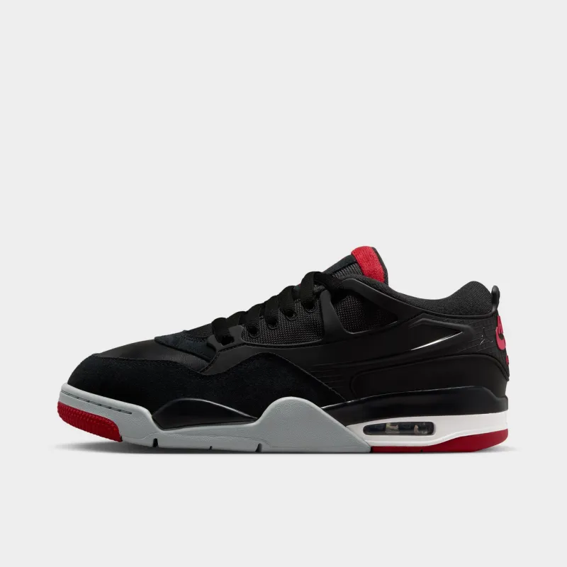 Jordan 4 RM Black / Varsity Red - Wolf Grey sold by JD Sports