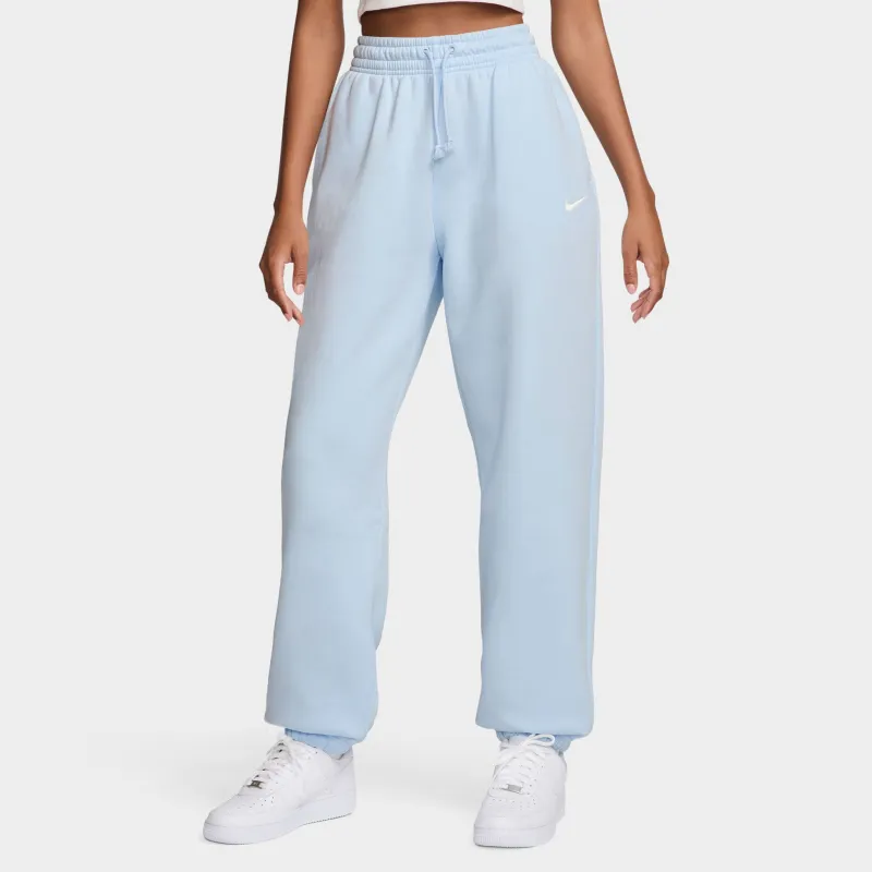 Nike Sportswear Women's Phoenix Fleece High-Waisted Oversized Sweatpants Blue Tint / Sail sold by JD Sports