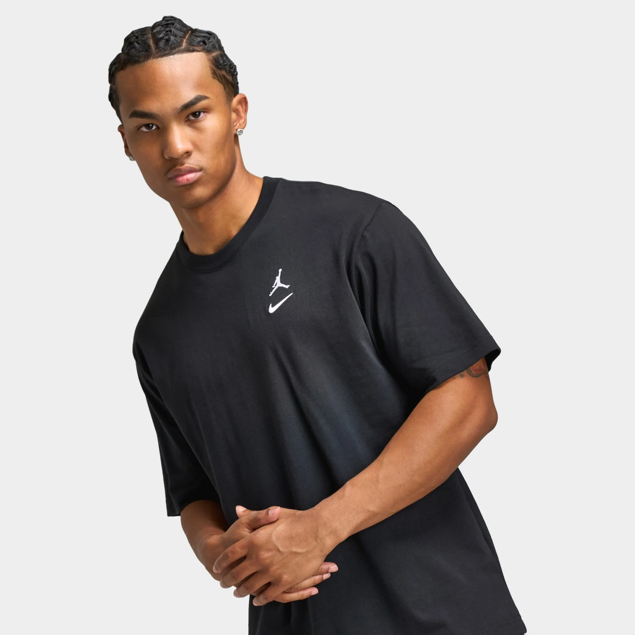 Jordan Brooklyn Varsity T-Shirt Black / White sold by JD Sports product image thumbnail 3