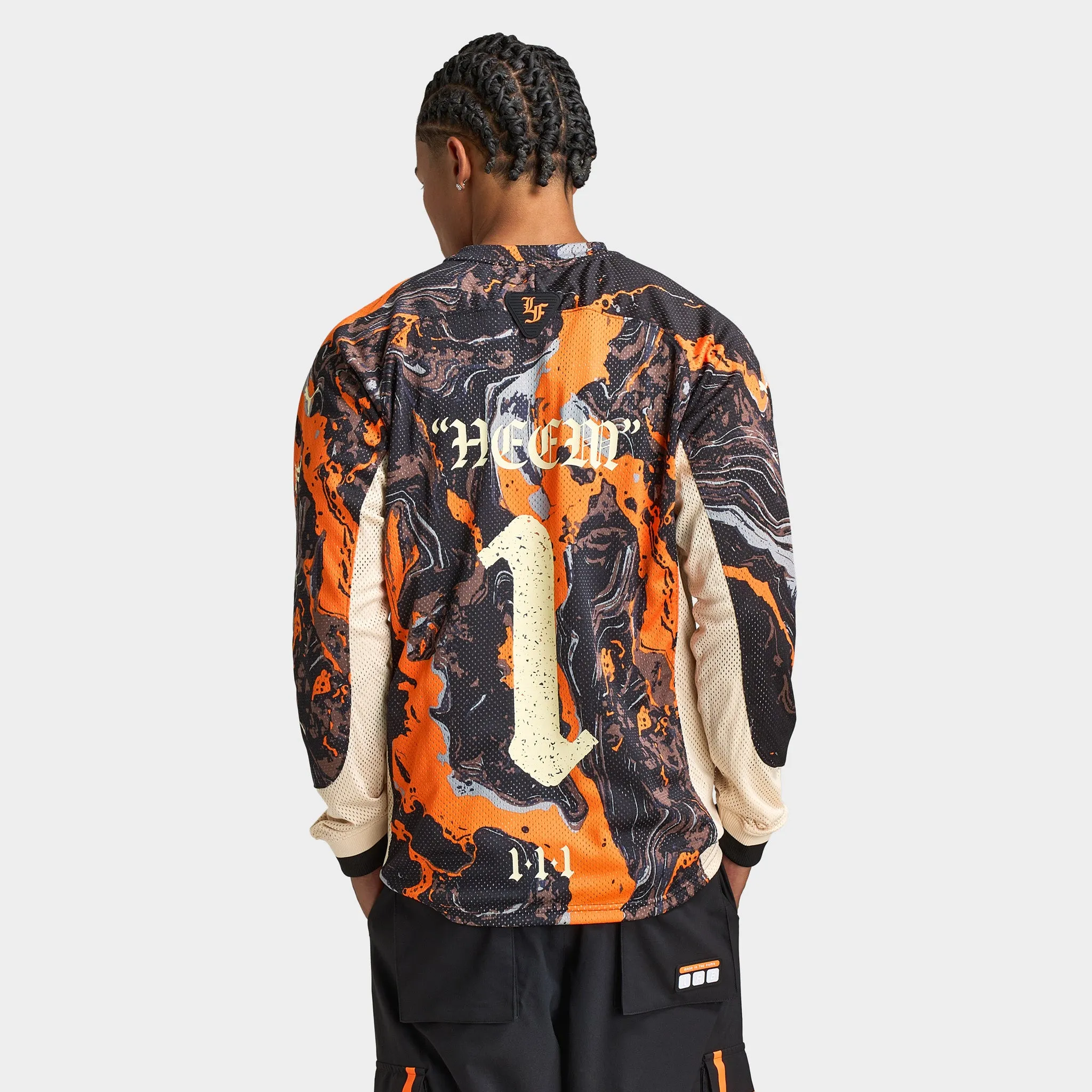 PUMA LaFrance HEEM Moto Jersey Orange Glo / AOP sold by JD Sports product image thumbnail 2