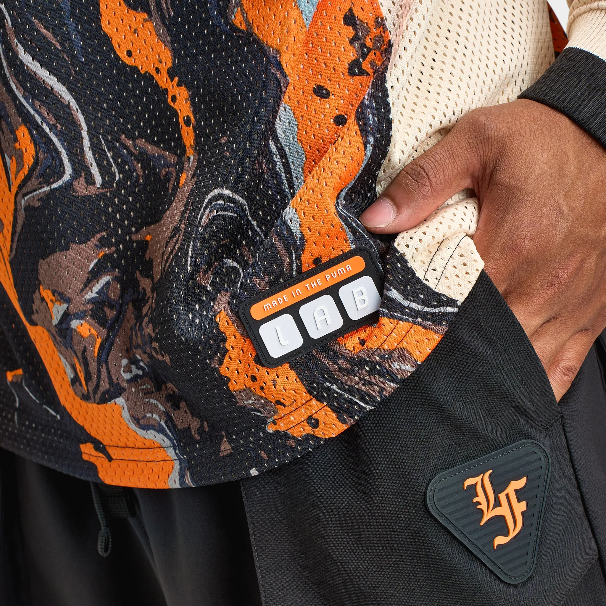 PUMA LaFrance HEEM Moto Jersey Orange Glo / AOP sold by JD Sports product image thumbnail 5