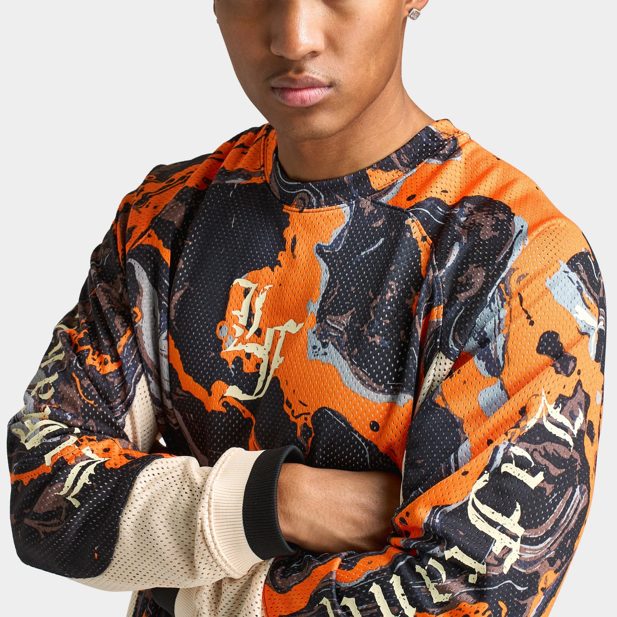 PUMA LaFrance HEEM Moto Jersey Orange Glo / AOP sold by JD Sports product image thumbnail 4
