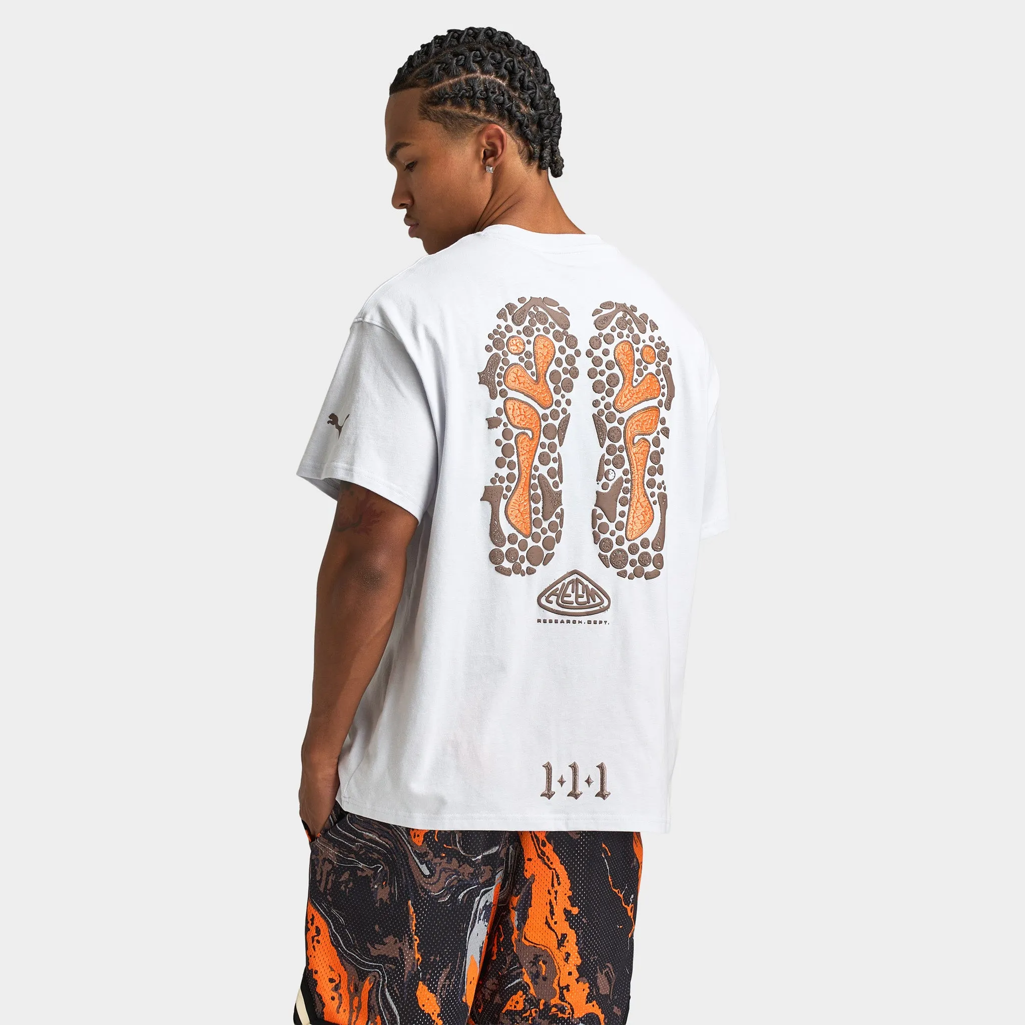 PUMA LaFrance HEEM Tee / Silver Mist sold by JD Sports product image thumbnail 2