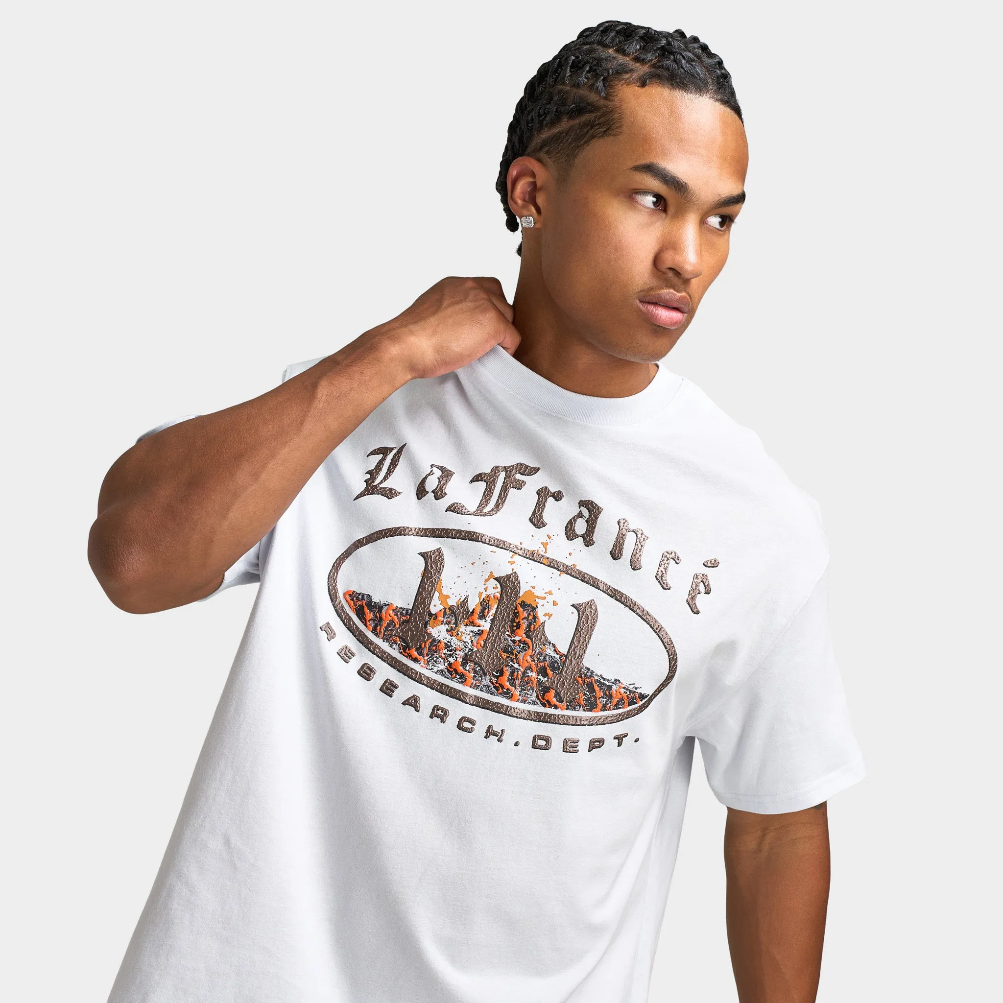 PUMA LaFrance HEEM Tee / Silver Mist sold by JD Sports product image thumbnail 3