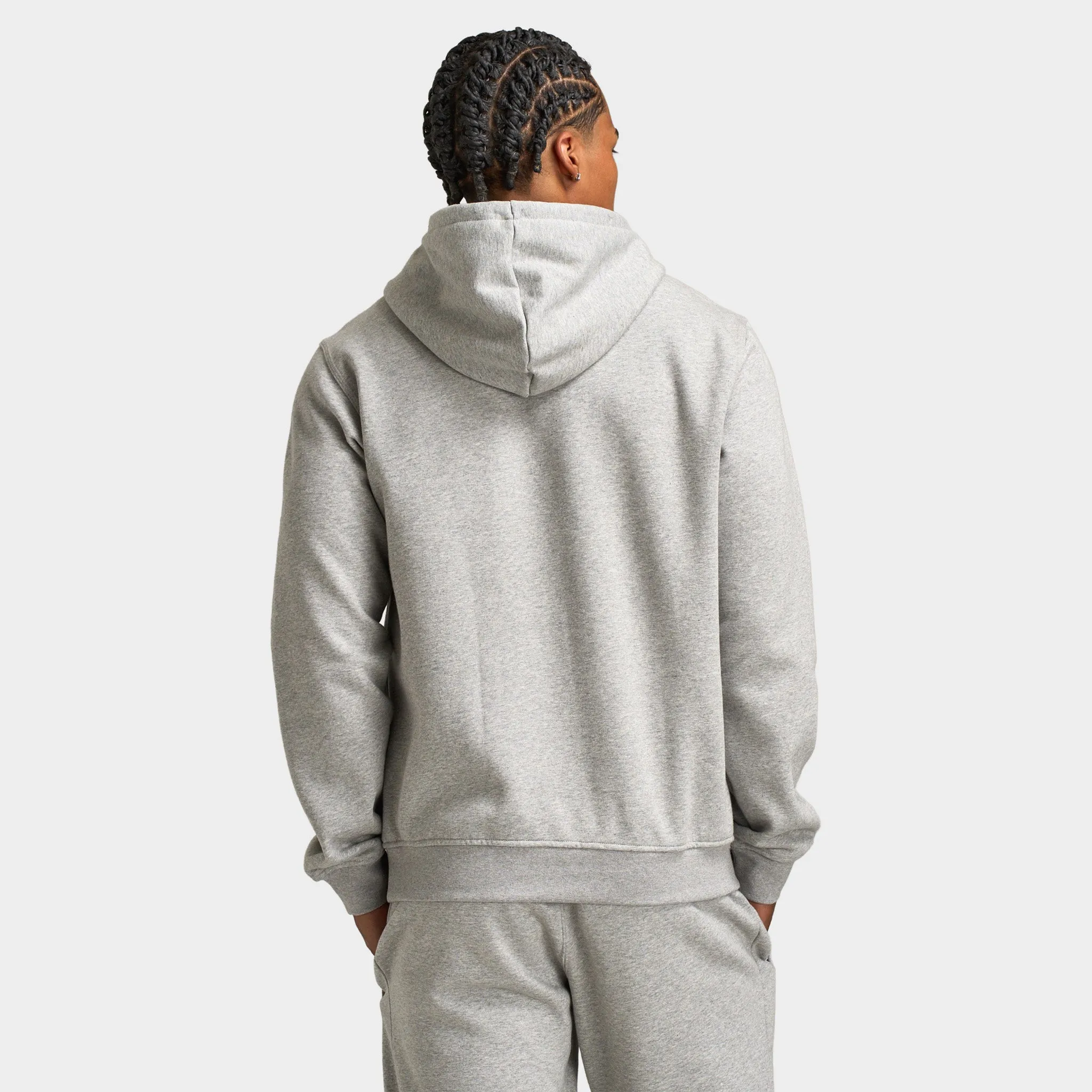 adidas Essentials Pullover Hoodie Heather Grey / White sold by JD Sports product image thumbnail 2