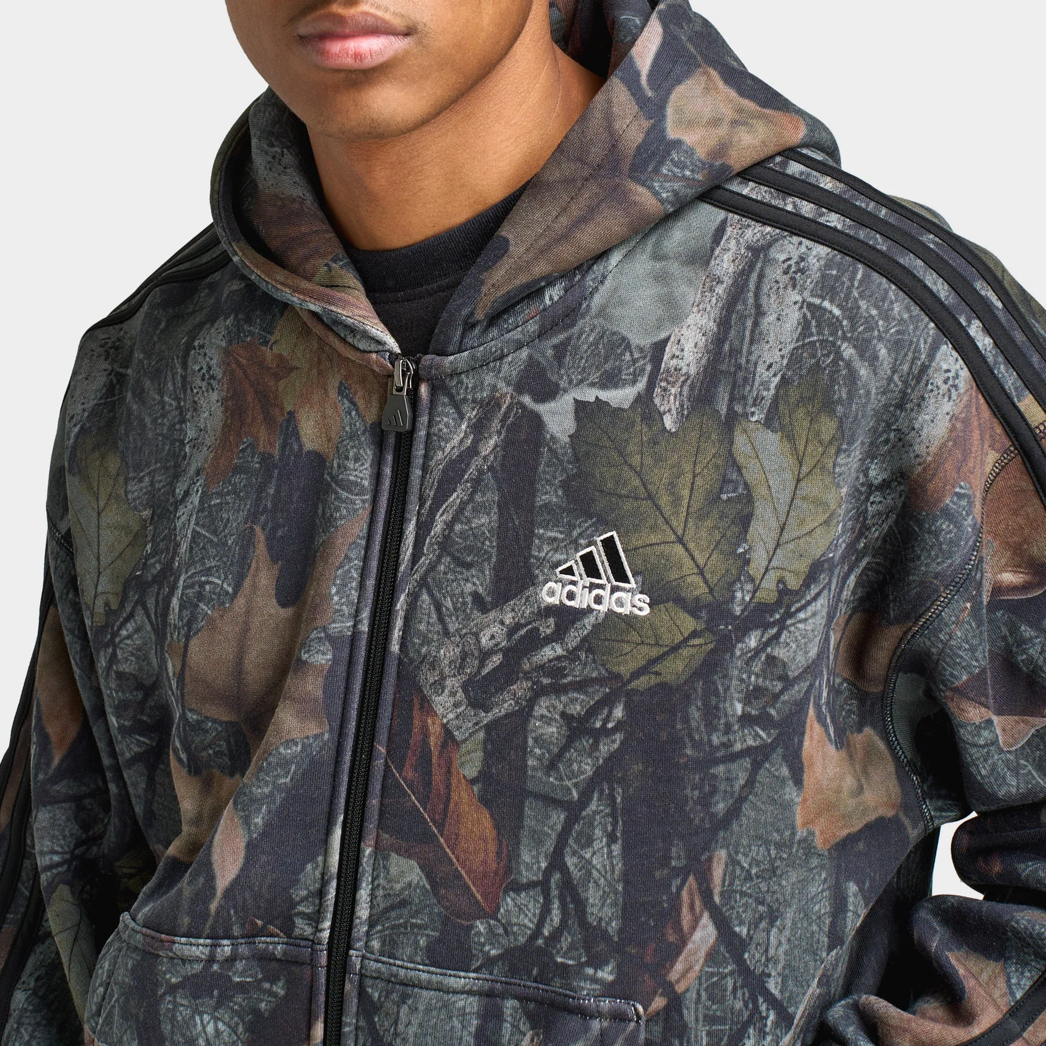 adidas Camo Full Zip Hoodie / Black sold by JD Sports product image thumbnail 4