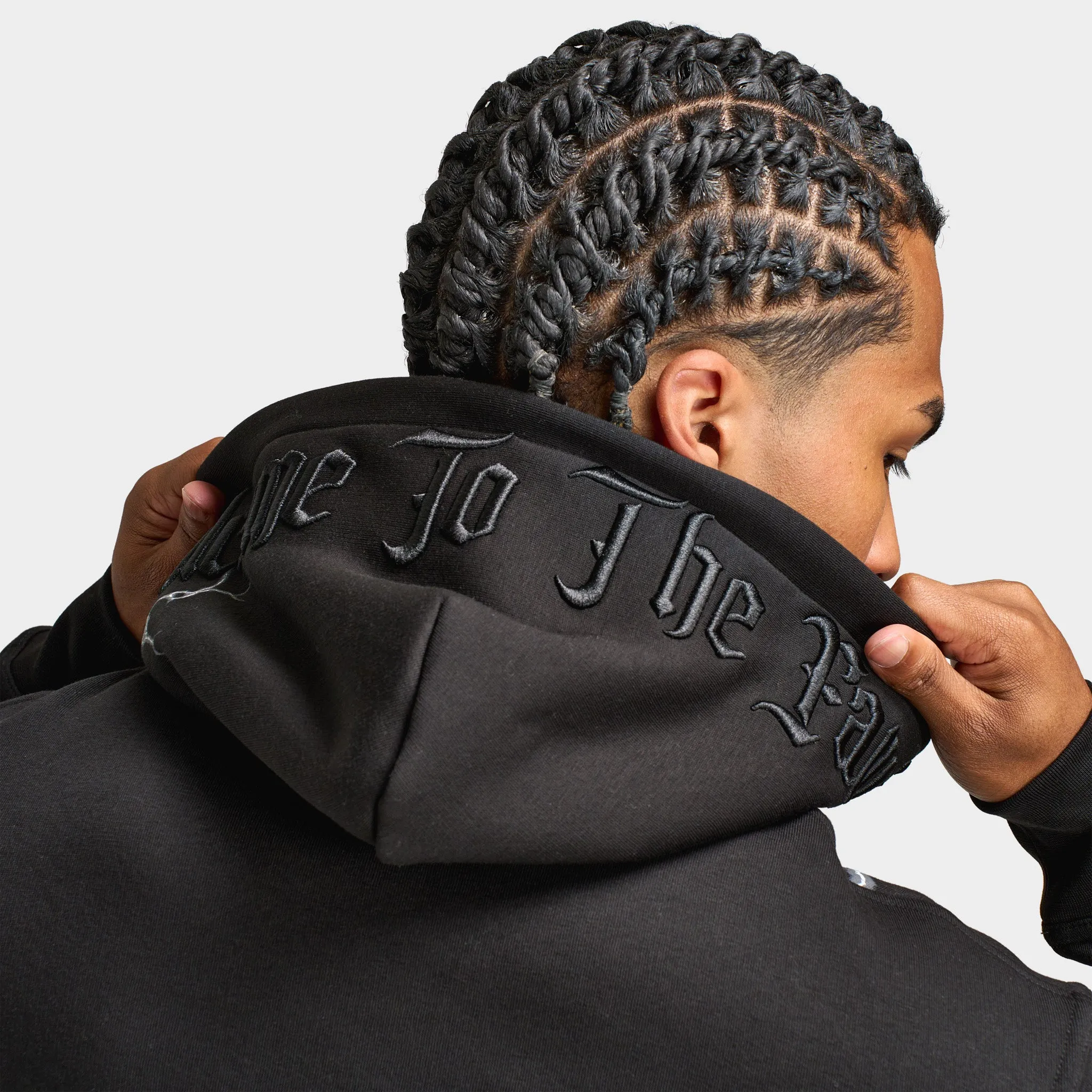 Hoodrich Dark Oversized Full-Zip Hoodie / Black sold by JD Sports product image thumbnail 5