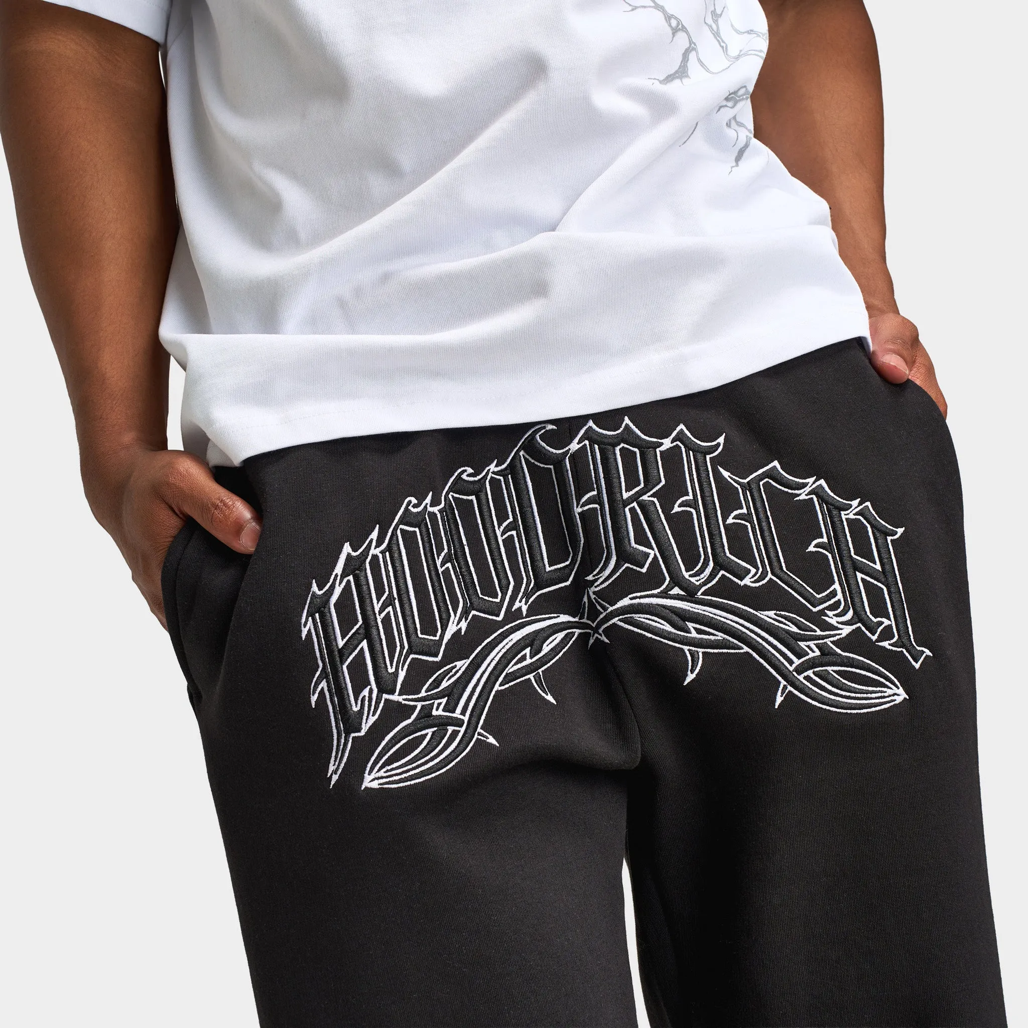 Hoodrich Dark Open Hem Jogger / Black sold by JD Sports product image thumbnail 5