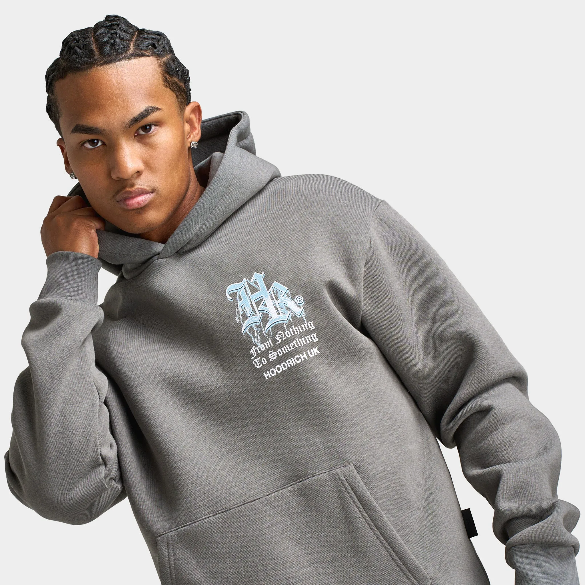 Hoodrich Tornado Oversized Hoodie Lava Smoke / White / Blue sold by JD Sports product image thumbnail 3