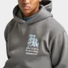 Hoodrich Tornado Oversized Hoodie Lava Smoke / White / Blue sold by JD Sports