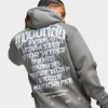 Hoodrich Tornado Oversized Hoodie Lava Smoke / White / Blue sold by JD Sports
