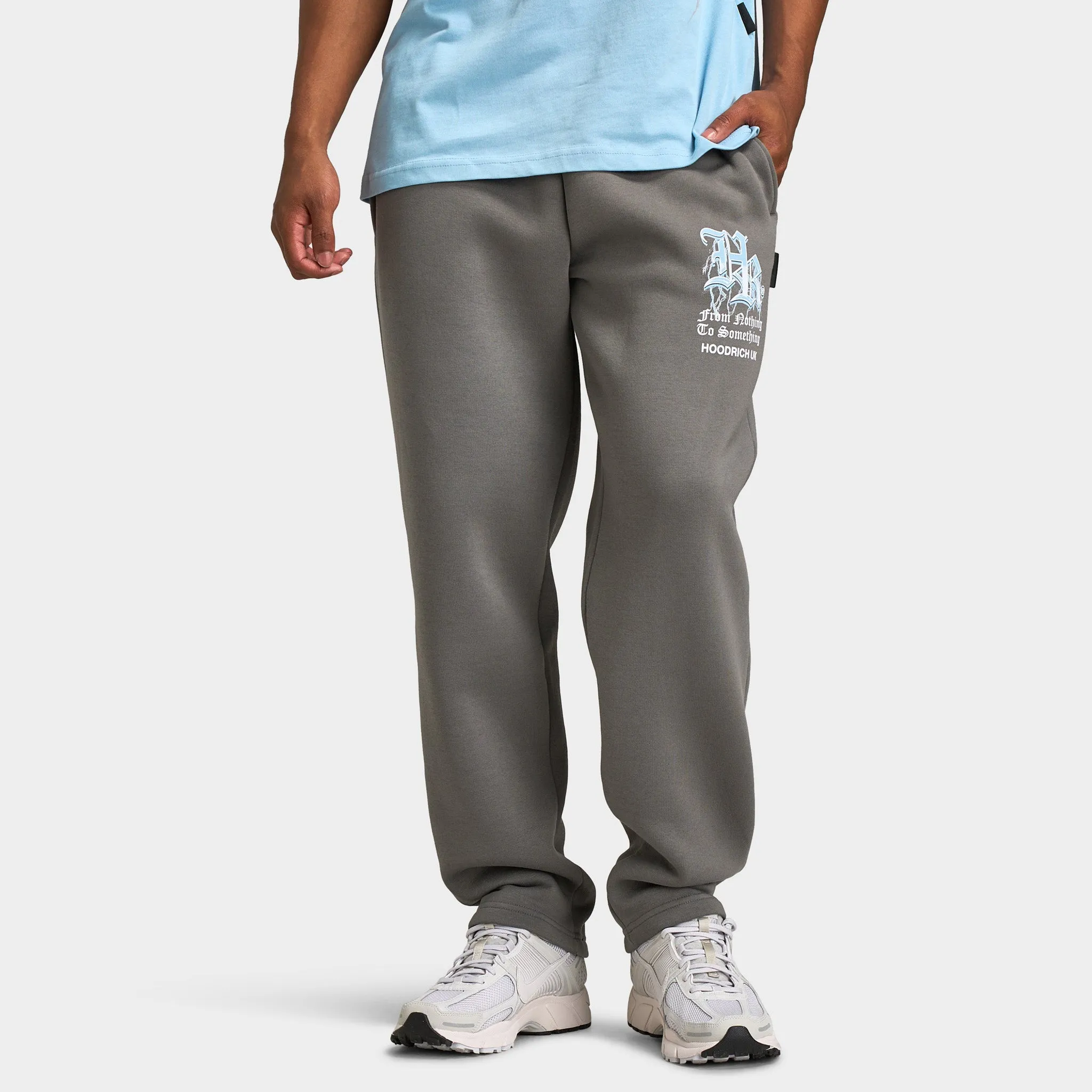 Hoodrich Tornado Oversized Open Hem Jogger Lava Smoke / White - Blue sold by JD Sports