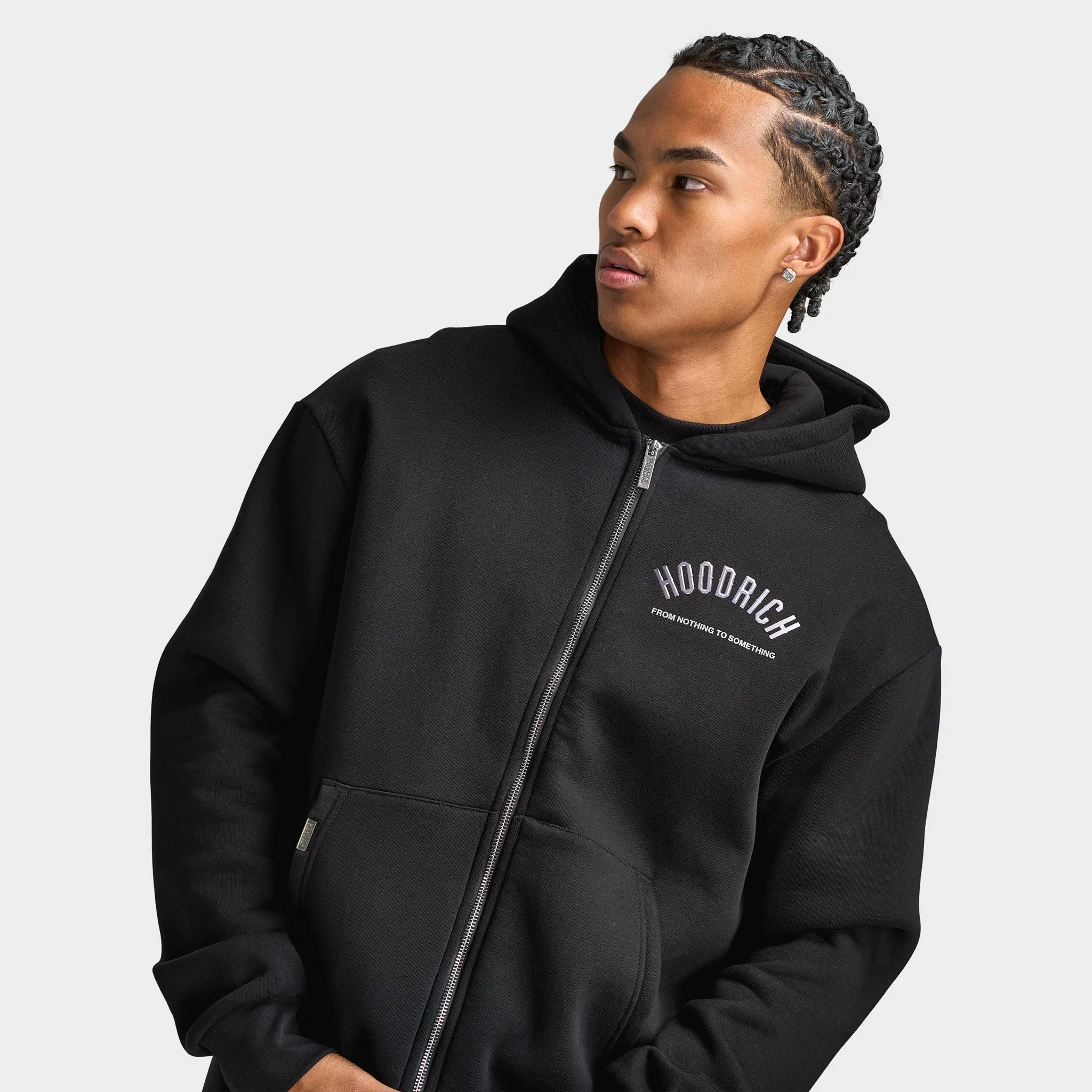 Hoodrich Lava Full-Zip Hoodie / Black sold by JD Sports product image thumbnail 3