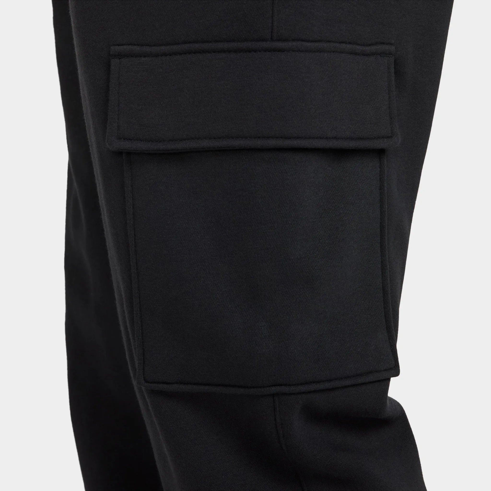 Nike Club Fleece Cargo Pants Black / Black - White sold by JD Sports product image thumbnail 5