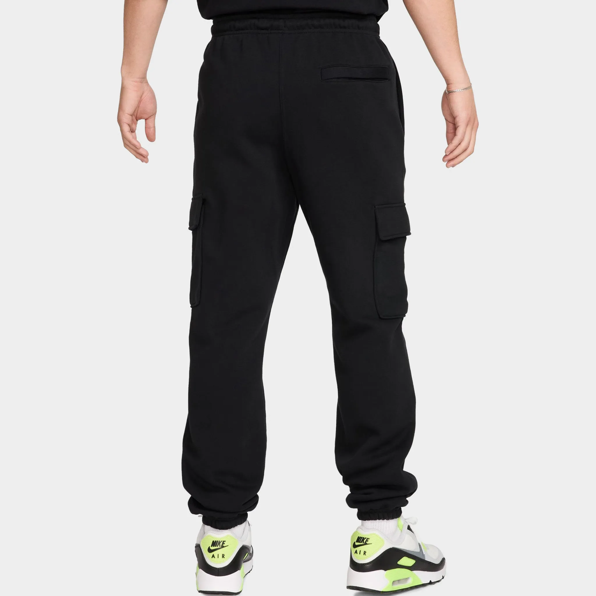 Nike Club Fleece Cargo Pants Black / Black - White sold by JD Sports product image thumbnail 2