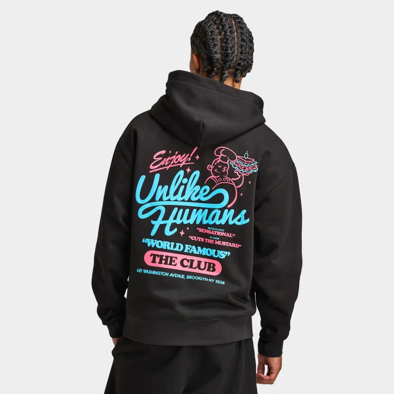 Unlike Humans Club Pullover Hoodie / Black made by JD Sports