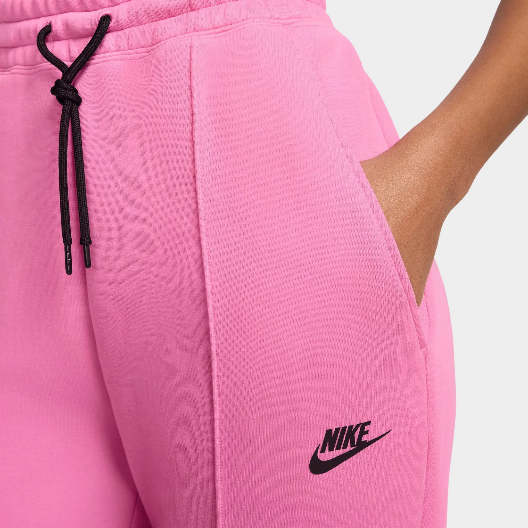 Nike Sportswear Women's Tech Fleece Mid Rise Joggers / Playful Pink sold by JD Sports product image thumbnail 3
